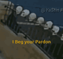 I Beg Your Pardon Skeleton Meme GIF