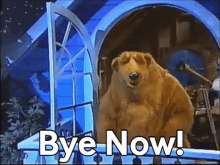 Bear In The Big Blue House Bye Now GIF - Bear In The Big Blue House Bye Now Bear GIFs