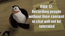 dont record people crispy rule12 rule12 consent