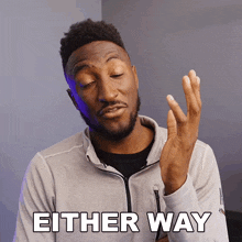 Either Way Marques Brownlee GIF - Either Way Marques Brownlee Neither Both Of Them GIFs