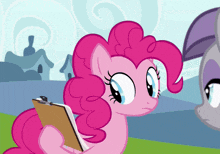 My Little Pony Pinkie Pie GIF - My Little Pony Pinkie Pie Pencil GIFs