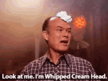Red Forman Whipped Cream Head GIF - Red Forman Whipped Cream Head GIFs