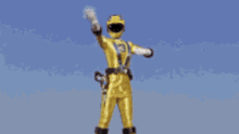 Power Rangers Yellow Ranger GIF - Power Rangers Yellow Ranger Pose GIFs
