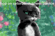 Hop On Colorblock Tower Pookie GIF - Hop On Colorblock Tower Pookie Puss In Boots GIFs