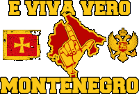 E Viva Montenegro Crnogorci Sticker - E Viva Montenegro Crnogorci Crna Gora Stickers