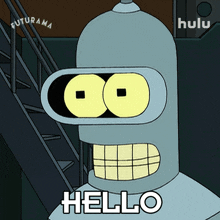 Hello Bender GIF - Hello Bender Futurama GIFs