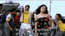 "She Pulled My Heartwith A Fishing Pole.".Gif GIF - "She Pulled My Heartwith A Fishing Pole." Thimiru Vishal Krishna GIFs