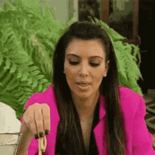 Kim Kardashian Eating GIF