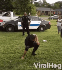 Breakdancing Cop GIF