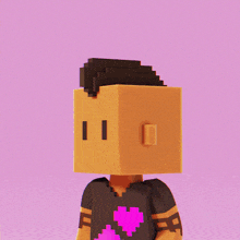 a cartoon character with a mohawk says thank you