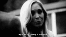 Caroline Forbes My Entire Personaility Is Killing Me GIF - Caroline Forbes My Entire Personaility Is Killing Me Vampire Diaries GIFs
