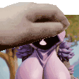 a close up of a cartoon character 's mouth with a huge mouth open .