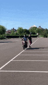Motorbike Skateboard Motorbike Towing GIF - Motorbike Skateboard Skateboard Motorbike Towing GIFs