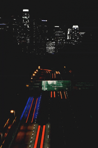 city night lights tumblr