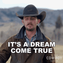 Its A Dream Come True Stephen Heitmann GIF - Its A Dream Come True Stephen Heitmann Ultimate Cowboy Showdown GIFs