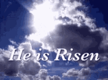 He Is Risen Easter GIF - He Is Risen Easter Jesus GIFs