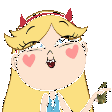 a pixel art of a girl wearing sunglasses and a crown .