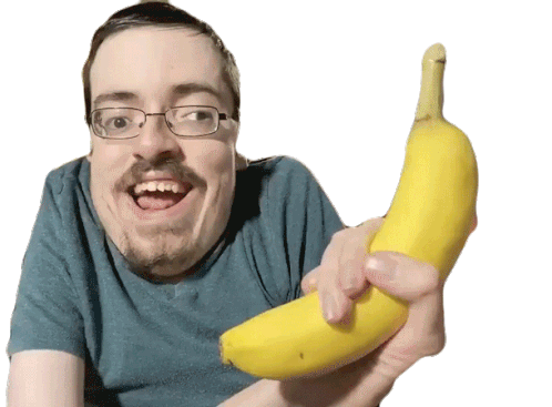 Happy Ricky Berwick Sticker - Happy Ricky Berwick Banana Stickers
