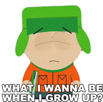What I Wanna Be When I Grow Up Kyle Broflovski Sticker - What I Wanna Be When I Grow Up Kyle Broflovski South Park Stickers
