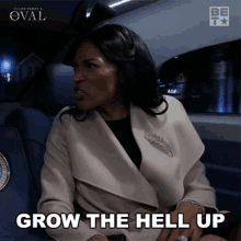 Grow The Hell Up Victoria Franklin GIF - Grow The Hell Up Victoria Franklin The Oval GIFs