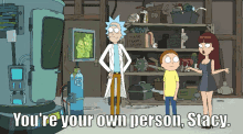Rick Et Morty Stacy GIF - Rick Et Morty Stacy Own Person GIFs