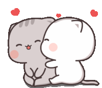 Cat Kissing Sticker - Cat Kissing Disgusting Stickers