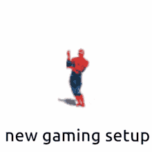 Spiderman Dance New Gaming Setup GIF