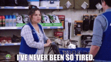 Superstore Amy Sosa GIF - Superstore Amy Sosa Ive Never Been So Tired GIFs