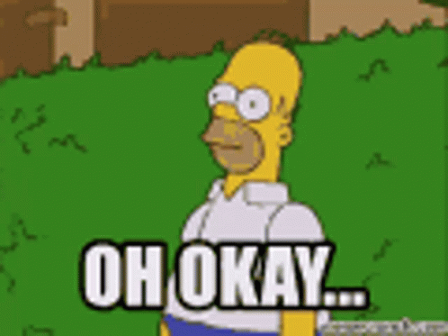 The Simpsons Homer Simpson GIF - The Simpsons Homer Simpson Oh Okay GIFs