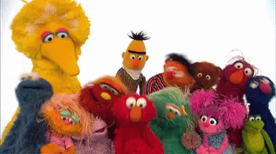 Sesame Street Happy GIF - Sesame Street Happy Squad GIFs
