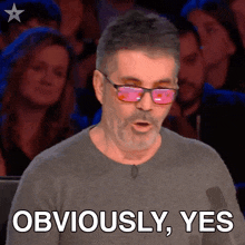 Obviously Yes Simon Cowell GIF - Obviously Yes Simon Cowell Britain'S Got Talent GIFs