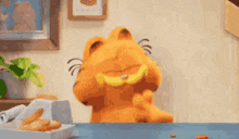 The Garfield Movie Chris Pratt GIF