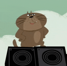 Kitty Is Not A Cat On The Top GIF - Kitty Is Not A Cat On The Top Speakers GIFs
