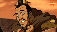 a nickelodeon cartoon of a man with a crown on his head