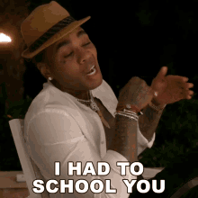I Had To School You Kevin Gates GIF - I Had To School You Kevin Gates Cartel Swag Song GIFs