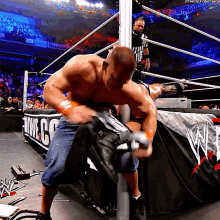 John Cena Batista GIF - John Cena Batista Duct Tape GIFs