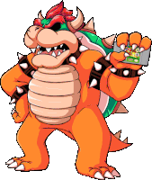 Bowser Third Party Fnf Sticker - Bowser Third Party Fnf Piracy Sonic Stickers