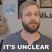Its Unclear Grady Smith GIF - Its Unclear Grady Smith Its Vague GIFs