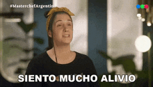 Siento Mucho Alivio Daniela GIF - Siento Mucho Alivio Daniela Masterchef Argentina GIFs