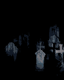 Ghost Cemetery GIF - Ghost Cemetery Scary GIFs