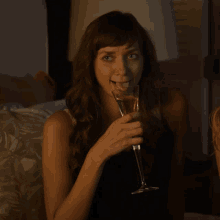Drinking Champagne GIF