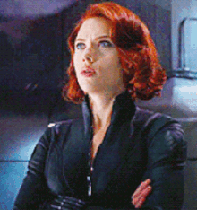 Black Widow Scared GIF - Black Widow Scared Whats Happening GIFs
