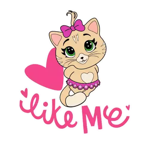 Like Me 44cats Sticker - Like Me 44cats Hearts Stickers