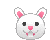 Bunny Wiggling Ears Sticker - Bunny Wiggling Ears Wiggle Stickers