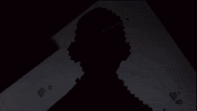 a cartoon of a man with a skull on his face and a bow tie
