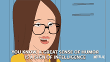 You Know A Great Sense Of Humor Is A Sign Of Intelligence GIF - You Know A Great Sense Of Humor Is A Sign Of Intelligence F Is For Family GIFs