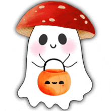 Mushroom Mushroom Ghost GIF - Mushroom Mushroom Ghost Ghost GIFs