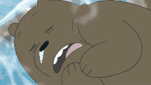 Freezing Grizzly GIF - Freezing Grizzly We Bare Bears GIFs