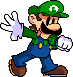 Mario Reebooted Luigi Sticker