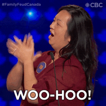 Woo-hoo Family Feud Canada GIF - Woo-hoo Family Feud Canada Celebrating GIFs
